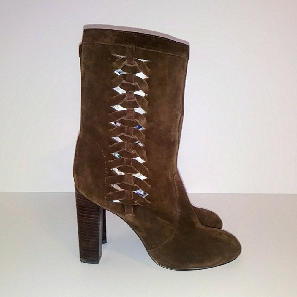 SOLD✨Delman "Riley" Suede Boots - Picture 3 of 8